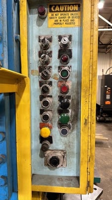 150 Ton, Niagara #PN-150-72-48, straight side double crank press, Shadow II light curtains, floor mounts, 1965 - Image 6