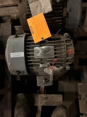 10 HP 1740 RPM General Electric, Frame 215T, 460 Volts, Squirrel Cage, electrically OK - Image 2