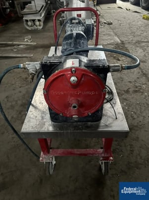 EssentricPumps, Portable Peristaltic Pump, On 2 HP Cart, 460 V. motor, 1370:1 Gearbox - Image 4