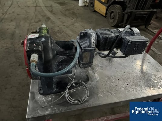EssentricPumps, Portable Peristaltic Pump, On 2 HP Cart, 460 V. motor, 1370:1 Gearbox - Image 5