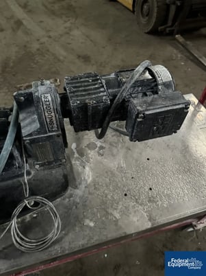 EssentricPumps, Portable Peristaltic Pump, On 2 HP Cart, 460 V. motor, 1370:1 Gearbox - Image 6