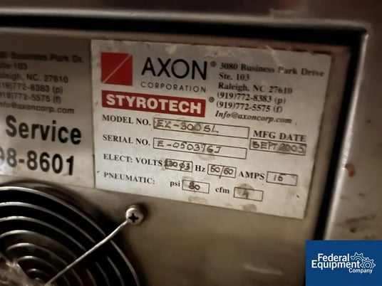 Axon #EZ-Sealer300SL, Sleever, 70 CPM, Timing Wheel, Shrink Tunnel, 2007 - Image 6