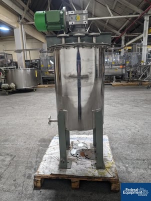 30 gallon Frigmaires Mix Tank, Stainless Steel, 20" Diameter x 30" Straight Side, 1 HP - Image 4