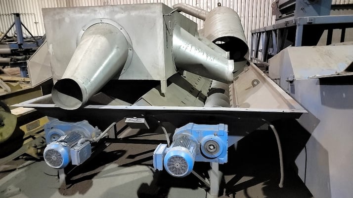 BCP Wheelabrator, 9-wheel autoblast machine with roll line, 2001 - Image 7