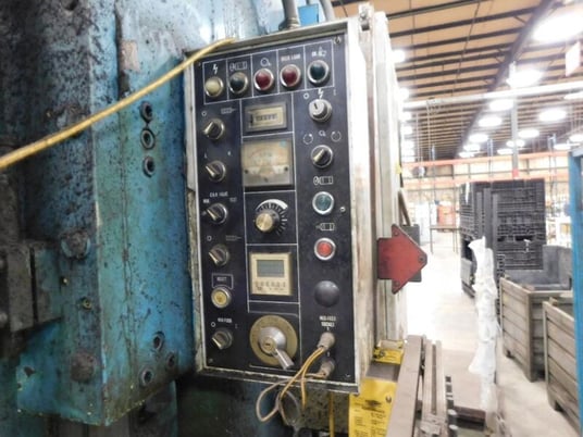 86 Ton, Heller/Sutherland #Mark-88, single crank hydraulic gap frame press, 5.9" stroke - Image 2