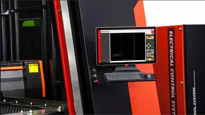 DNE #D-Soar-1530, Fiber Laser, 5' x 10' Table Size, Dust Collector, 6000 Watt, 2024 - Image 4