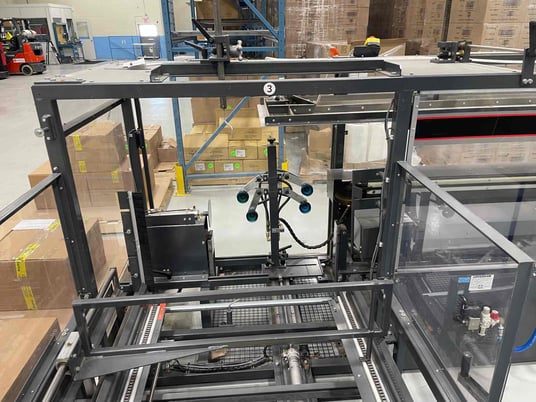 Loveshaw #CF-50T, Case Former, Automatic Case Sealer & Box Erector, 20 Cases/Min., 2016 - Image 6