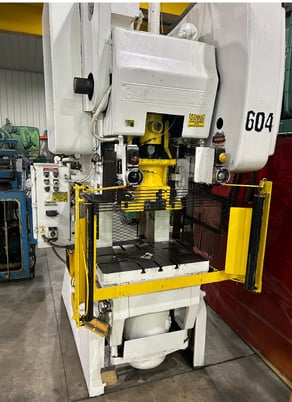 60 Ton, Bliss #C-60, OBI back geared punch press, 6" stroke, 3" adjustment, 10.75" Shut Height, rebuilt - Image 1