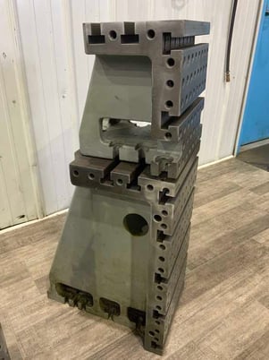 12" x 36" Stackable T-slotted angle plates, 1 set - Image 4