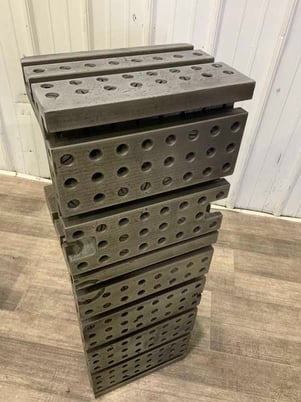 12" x 36" Stackable T-slotted angle plates, 1 set - Image 5