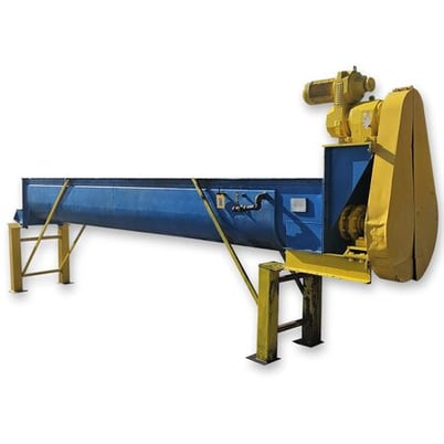 24" x 264" Christian Engineering, thermal hollow screw cooler / dryer processor - Image 1