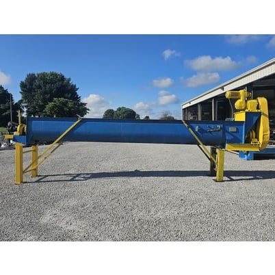 24" x 264" Christian Engineering, thermal hollow screw cooler / dryer processor - Image 3