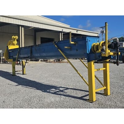 24" x 264" Christian Engineering, thermal hollow screw cooler / dryer processor - Image 4