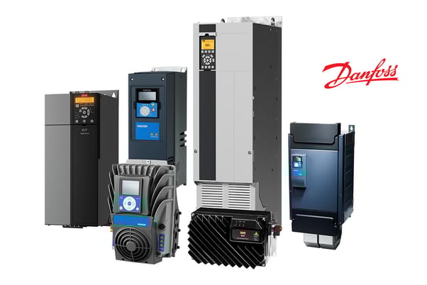 3 HP Danfoss, IP20, 4.8 amps, 3 phase, 480 Volts - Image 1