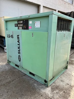 70 HP Sullair #LS16-75H-ACAC, rotary screw / sliding vane, 300 cfm, 125 psi - Image 2