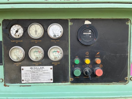 70 HP Sullair #LS16-75H-ACAC, rotary screw / sliding vane, 300 cfm, 125 psi - Image 5
