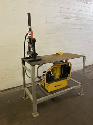 Alkar #UCH-200, hydraulic cutter, Enerpac GPER3420B pump, 700 bar pressure - Image 1