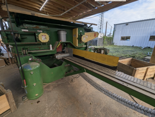 Brewer #Diamond Brewer 2-HD, 2-Head Golden Eagle Resaw, 2" Blade, 480V., 1997 - Image 4