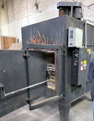 36" width x 30" H x 48" D Despatch #WB-25, Electric Temper Furnace, 480V., 1350&deg;F, Honeywell Controls - Image 1