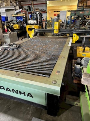 Piranha #C510, Plasma Table, 5' x 10' Table, 3-Jaw Chuck, MicroStep Torch Control, StarFire Operating - Image 2