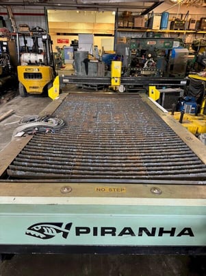 Piranha #C510, Plasma Table, 5' x 10' Table, 3-Jaw Chuck, MicroStep Torch Control, StarFire Operating - Image 3