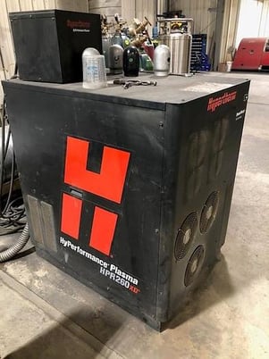 AKS #Accu-Kut down draft plasma table, 8' x 24' cut capacity, Hypertherm EDGE Pro Control, HPR260HD Hy - Image 5