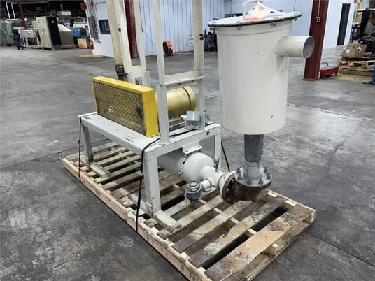 Young Industries, vacuum conveyor, 15 HP Baldor motor, 3" flanged inlet, 3.5" outlet - Image 5