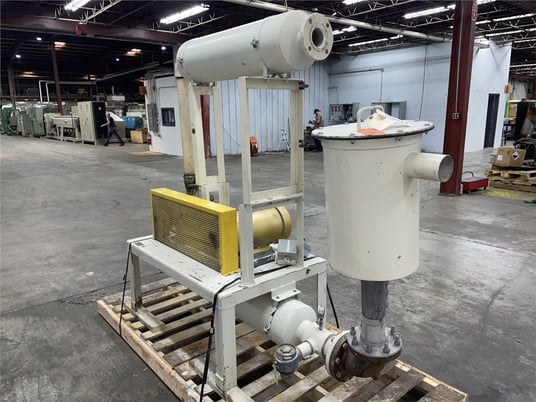 Young Industries, vacuum conveyor, 15 HP Baldor motor, 3" flanged inlet, 3.5" outlet - Image 6