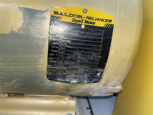 Young Industries, vacuum conveyor, 15 HP Baldor motor, 3" flanged inlet, 3.5" outlet - Image 8