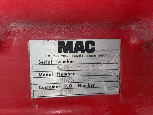 MAC #425, vacuum conveyor, 50 HP motor, 4" inlet/outlet, 230/460 V., 64 cu.ft. surge bin, MAC HD75 2 HP - Image 7