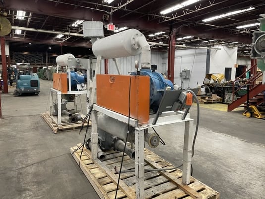 MAC #425, vacuum conveyor, 50 HP motor, 4" inlet/outlet, 230/460 V., 64 cu.ft. surge bin, MAC HD75 2 HP - Image 9