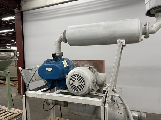 MAC #425, vacuum conveyor, 50 HP motor, 4" inlet/outlet, 230/460 V., 64 cu.ft. surge bin, MAC HD75 2 HP - Image 10