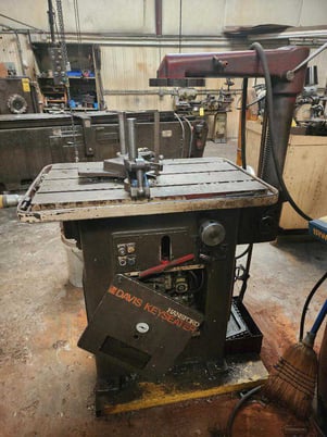 1-1/2" x 18" Hansford Davis David #15, Keyseater, 4-1/2" Stroke, 19" Throat, 31" x 20" T-Slot Table, 2 HP - Image 1