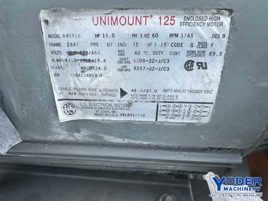 12" x 10-1/2" Conair, Rapid #GK640-U, Plastic Granulator, 15 HP, 1984 - Image 4