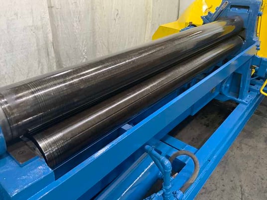 6' x 3/6" Bertsch #6, Initial Pinch Plate Bending Roll, 3/16" Capacity, 74" L x 6" Dia. Rolls, 5 HP - Image 2