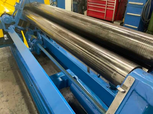 6' x 3/6" Bertsch #6, Initial Pinch Plate Bending Roll, 3/16" Capacity, 74" L x 6" Dia. Rolls, 5 HP - Image 4