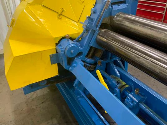 6' x 3/6" Bertsch #6, Initial Pinch Plate Bending Roll, 3/16" Capacity, 74" L x 6" Dia. Rolls, 5 HP - Image 5