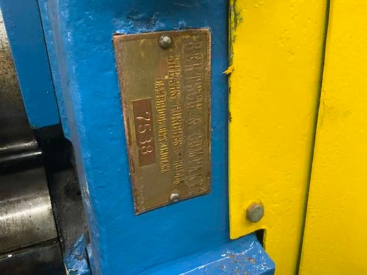 6' x 3/6" Bertsch #6, Initial Pinch Plate Bending Roll, 3/16" Capacity, 74" L x 6" Dia. Rolls, 5 HP - Image 8