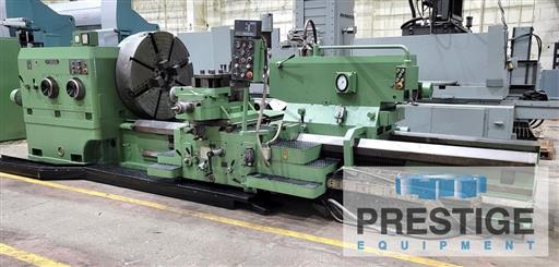 49" x 118" Poreba #TCG-125x3M, heavy duty manual lathe, 49" 4-jaw chuck, 4.13" bore, 6-way power rapid - Image 1
