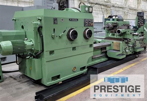 49" x 118" Poreba #TCG-125x3M, heavy duty manual lathe, 49" 4-jaw chuck, 4.13" bore, 6-way power rapid - Image 2