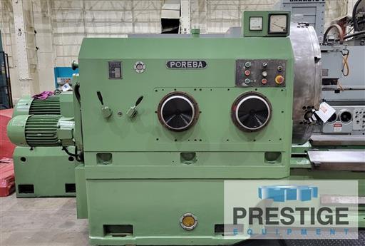 49" x 118" Poreba #TCG-125x3M, heavy duty manual lathe, 49" 4-jaw chuck, 4.13" bore, 6-way power rapid - Image 3