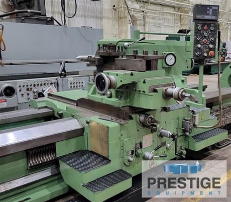 49" x 118" Poreba #TCG-125x3M, heavy duty manual lathe, 49" 4-jaw chuck, 4.13" bore, 6-way power rapid - Image 6