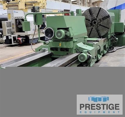 49" x 118" Poreba #TCG-125x3M, heavy duty manual lathe, 49" 4-jaw chuck, 4.13" bore, 6-way power rapid - Image 10