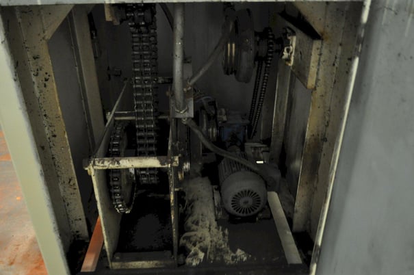 10000 lb. Rowe #10030-DSL, uncoiler, 38" mandrel, 72" outside dimensions, 17"-21" powered expansion, 4-arm - Image 7