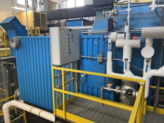 300 HP Wellons, Biomass Wood Steam Boiler System, 450 psi, 10000 lbs/hr., 800 hr.s., 2012 - Image 2