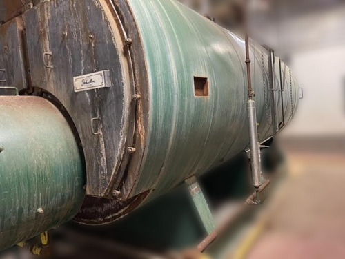 750 HP Johnston Boiler #PFTA-750-4G-150S, Boiler, 150 psi, 1993 - Image 1