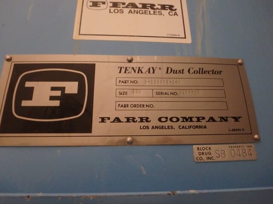 Farr Filtration Systems #10D, Dust Collector, Cartridge Type, Pulse Jet Discharge, 230/460 V - Image 8