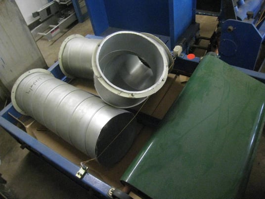 3" Plastic Bag Extruder Large, w/Control materal blender, calandering roller machine, neddel punch machine - Image 5