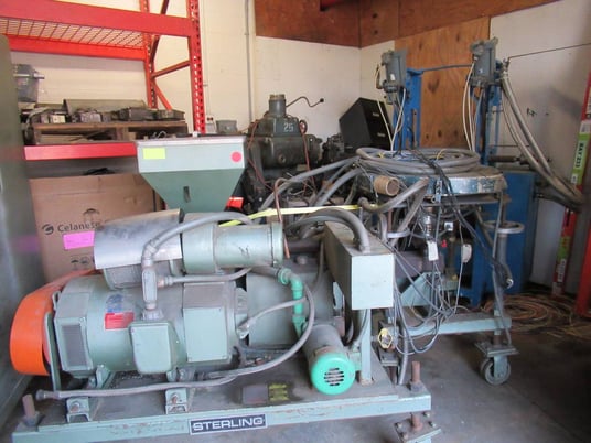 3" Plastic Bag Extruder Large, w/Control materal blender, calandering roller machine, neddel punch machine - Image 6