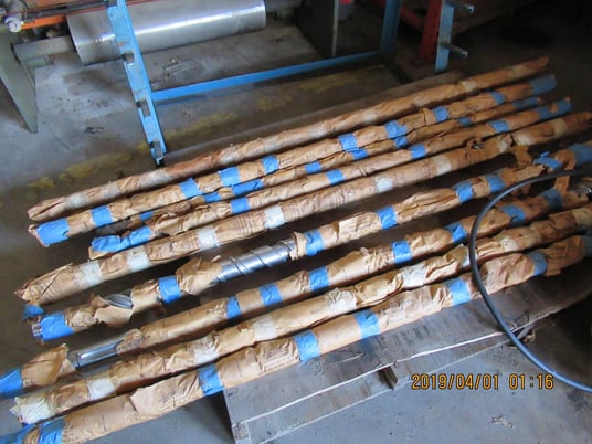 3" Plastic Bag Extruder Large, w/Control materal blender, calandering roller machine, neddel punch machine - Image 7